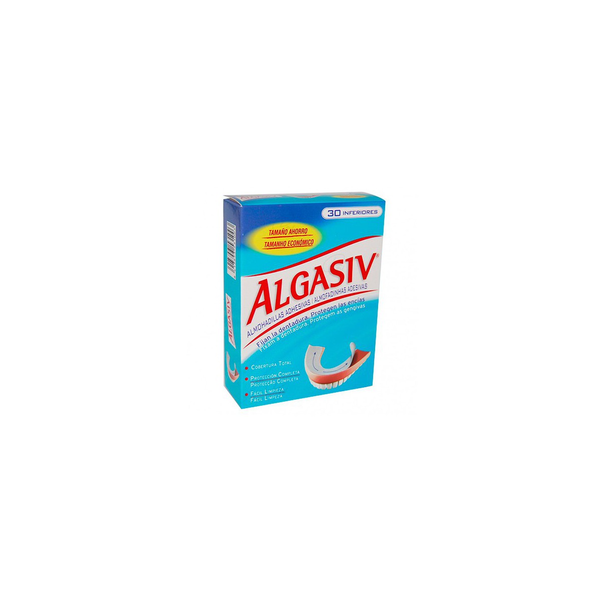 ALGASIV  Dentadura Inferior 30 Almohadillas...
