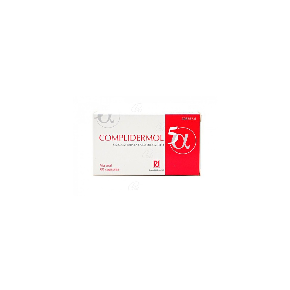 COMPLIDERMOL 5ALFA 60 CAPS