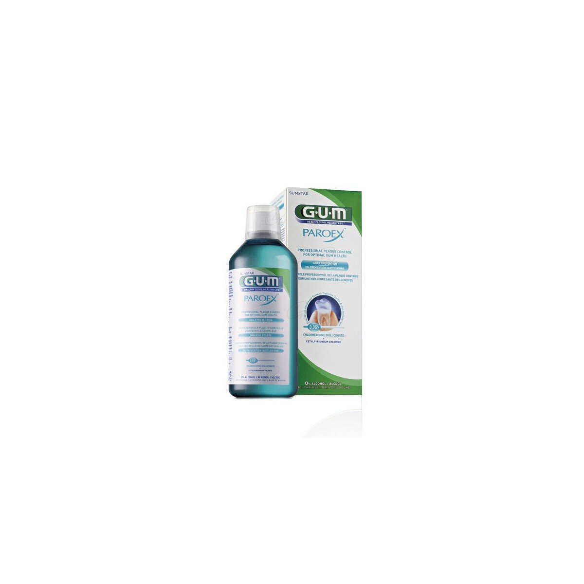 GUM PAROEX PREVENCION COLUTORIO 500 ML