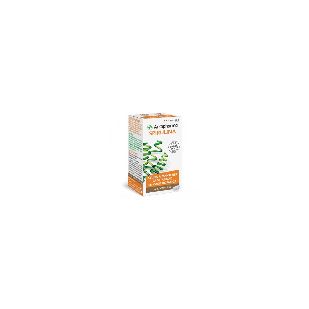 ARKOCÁPSULAS SPIRULINA 45 cáps