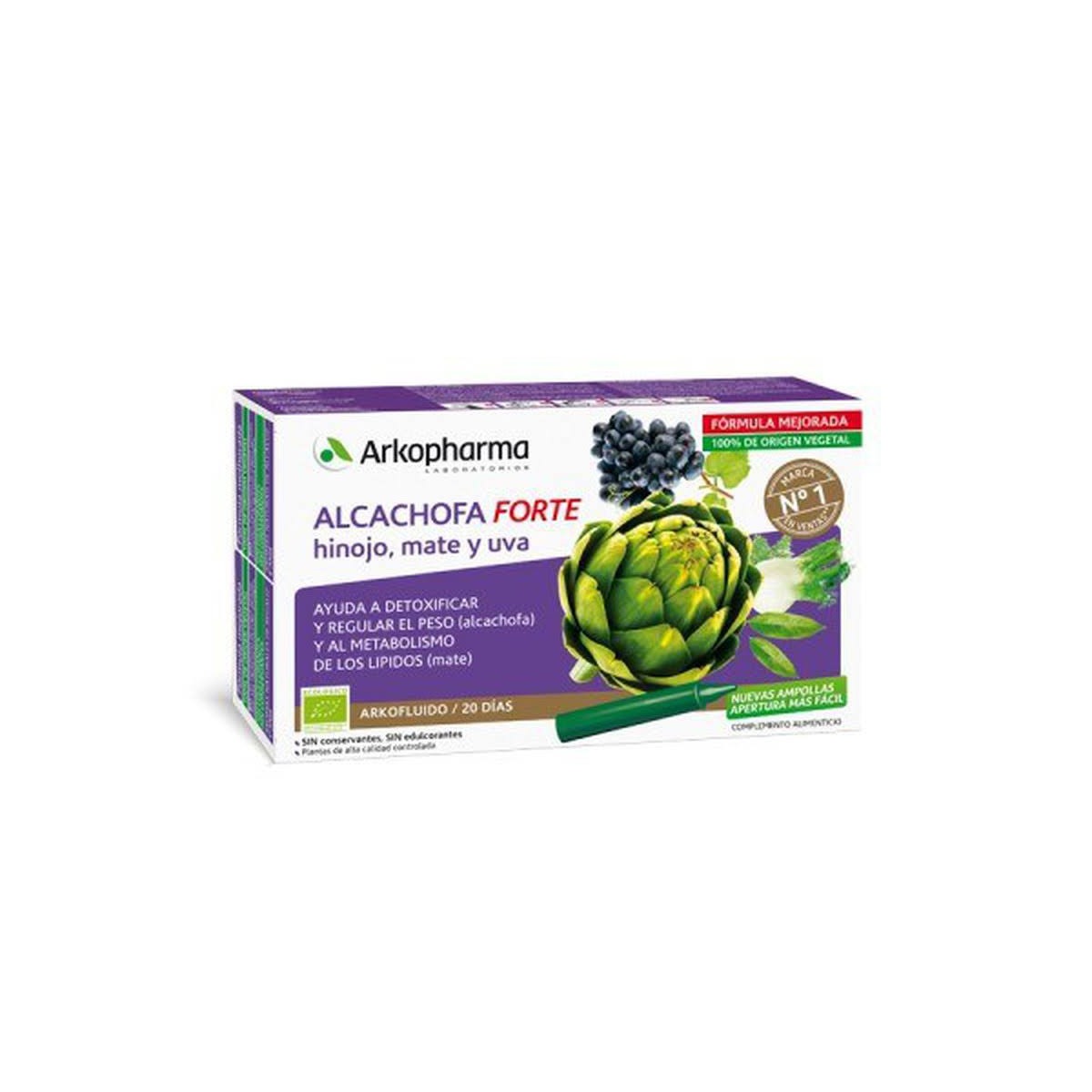 ARKOFLUIDO ALCACHOFA  FORTE 20 ampollas