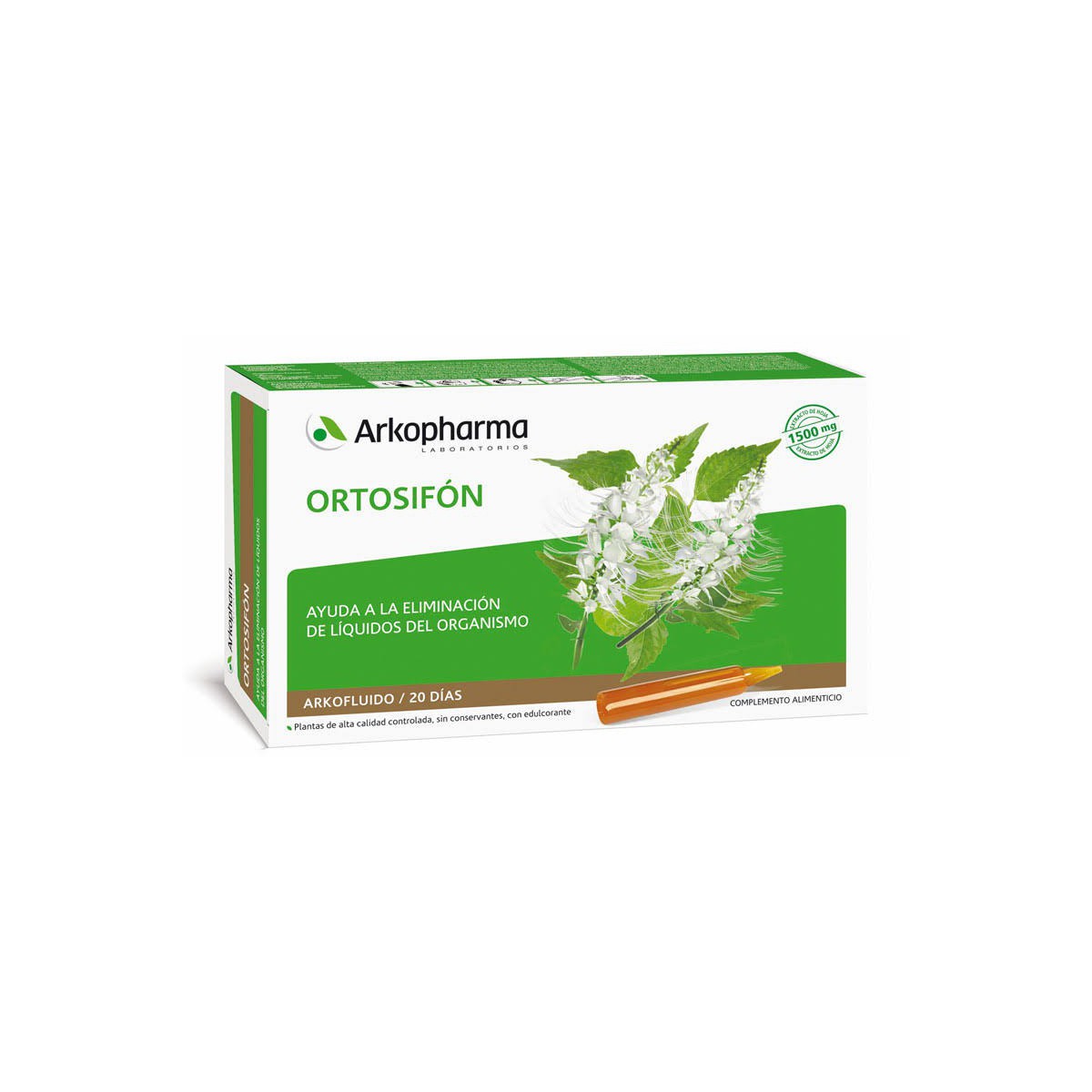 ARKOFLUIDO ORTOSIFÓN 20 ampollas bebibles 15 mL