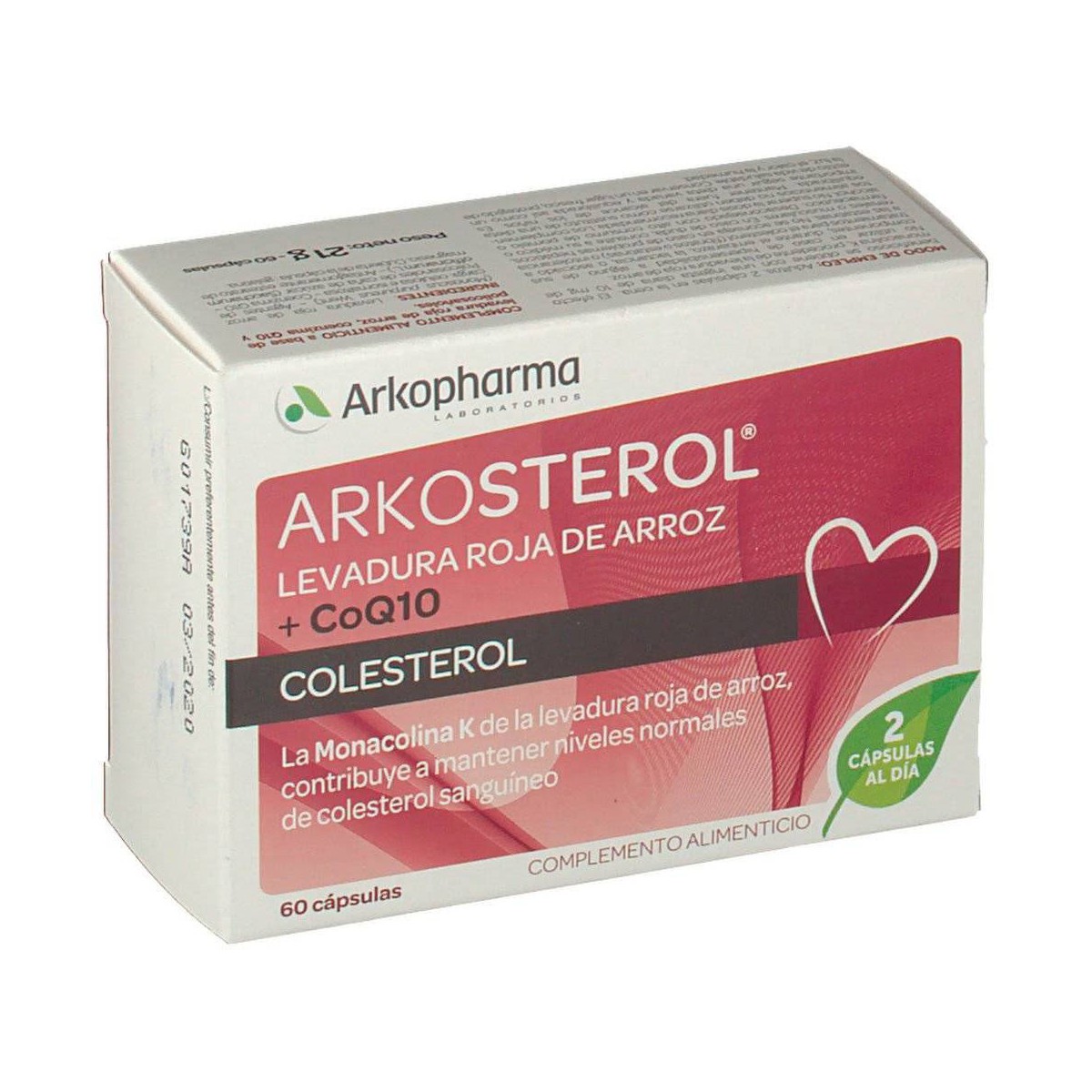 ARKOSTEROL LEVADURA ROJA DE ARROZ  Co Q10 60 cáps