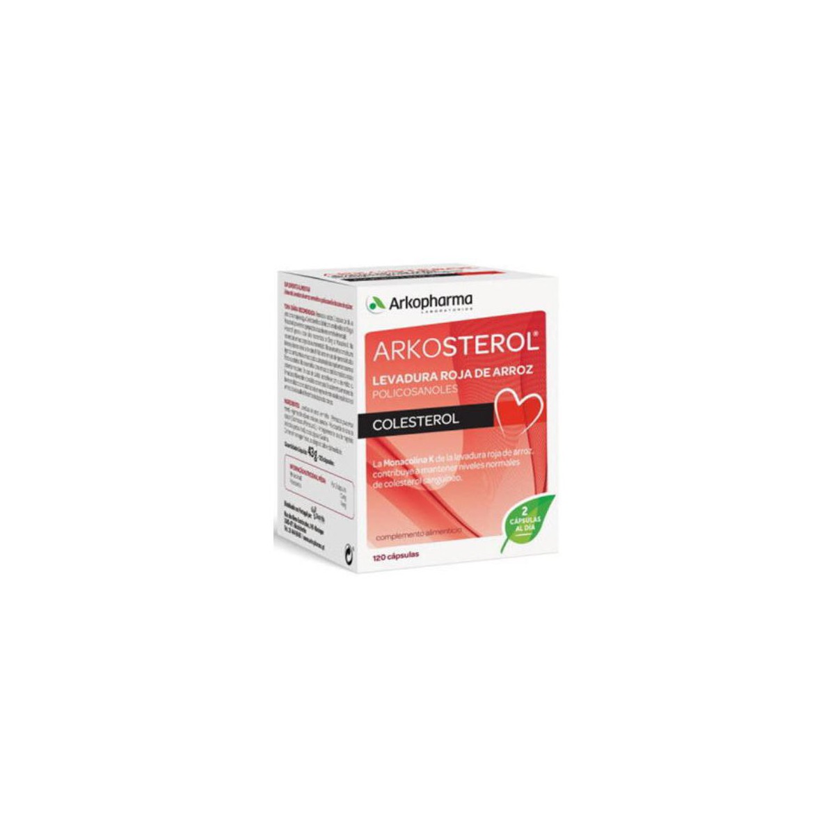 ARKOSTEROL LEVADURA ROJA DE ARROZ 120 cápsulas