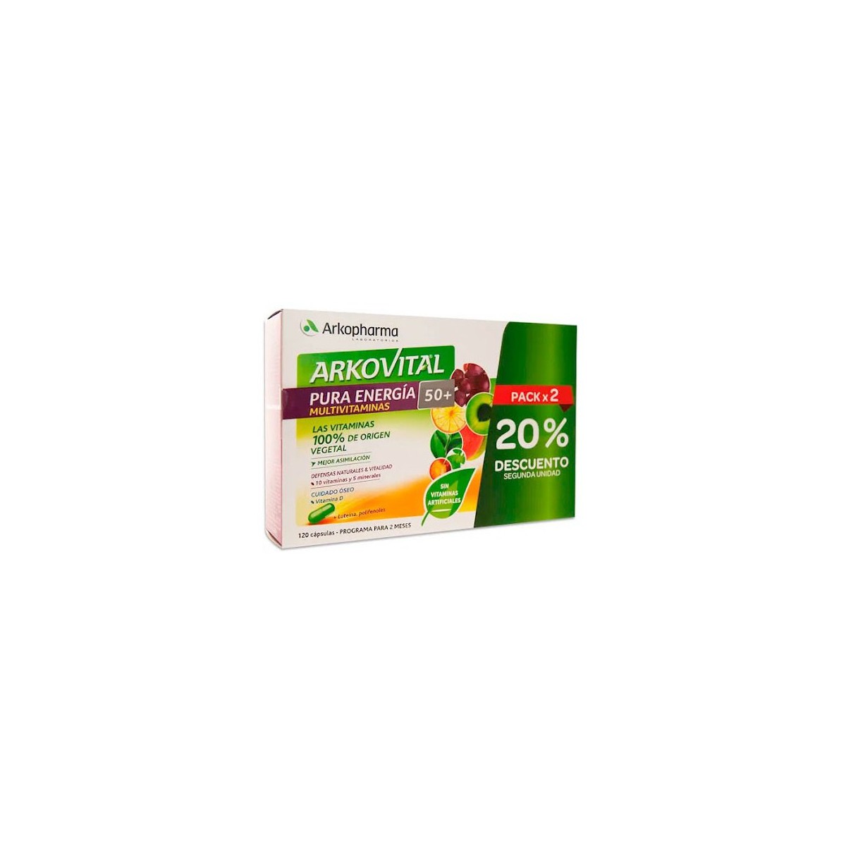 ARKOVITAL PURA ENERGÍA SENIOR 50 120 cáps