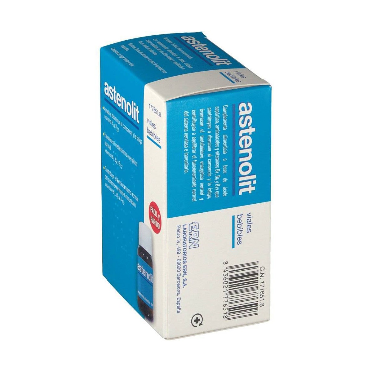 ASTENOLIT 12 viales bebibles