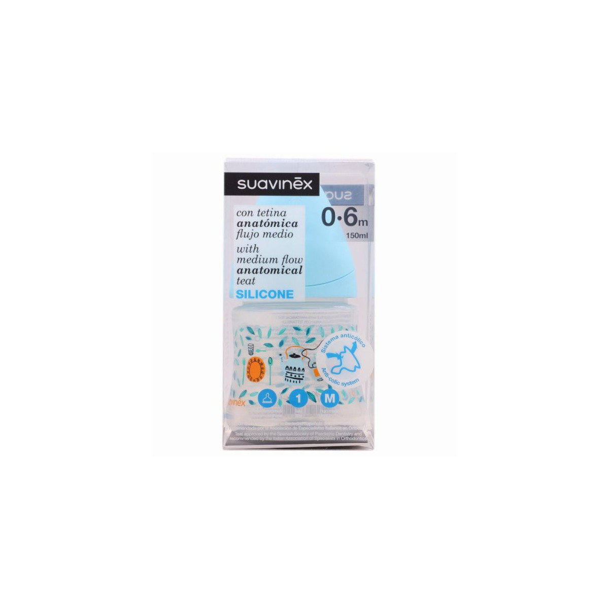 BIBERON PP BOCA ANCHA T LATEX ANATOMICA...