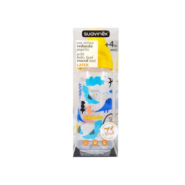 Suavinex Biberon Boca ancha Tetina Papilla 360 ml