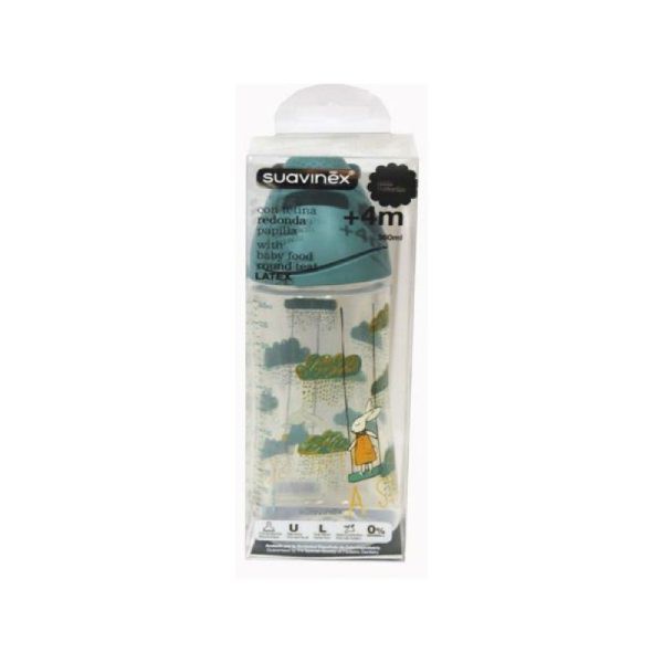 Suavinex Biberon Boca ancha Tetina Papilla 360 ml