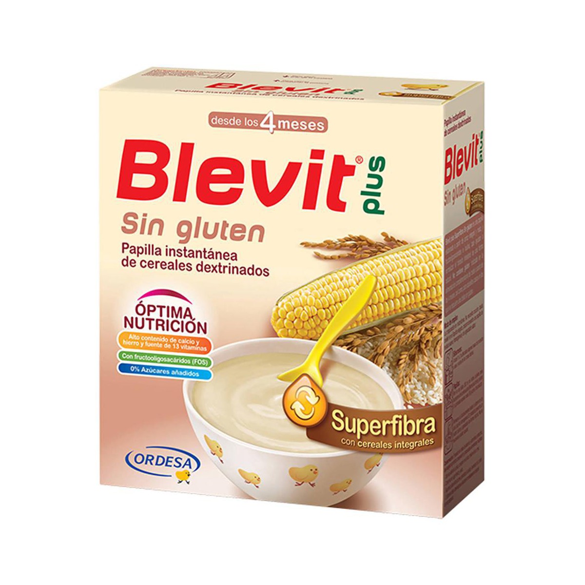 Blevit Plus Superfibra sin Gluten 600 Gr