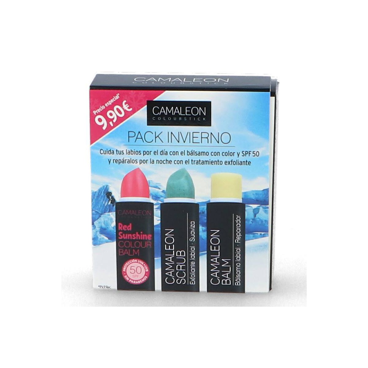 CAMALEON LABIAL PACK INVIERNO X3