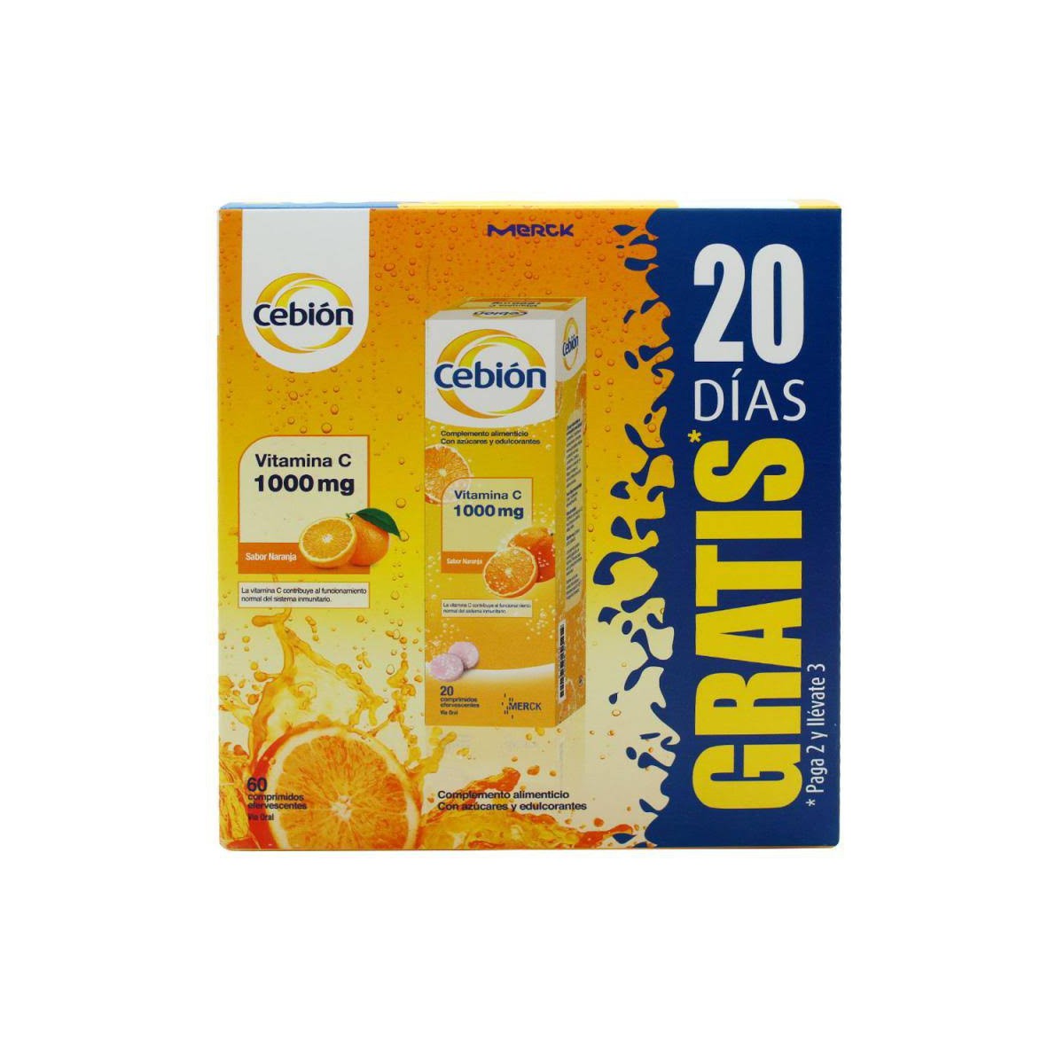 Cebion Pack 3X2 60 Comprimidos