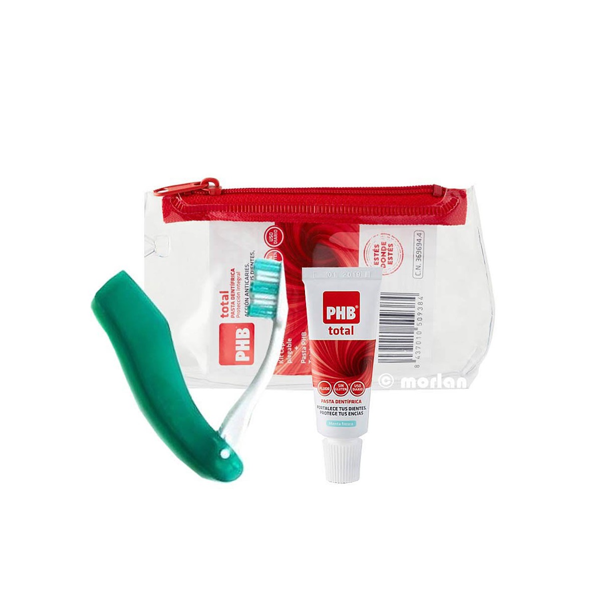 PHB Total Kit viaje Cepillo  Pasta 15 ml