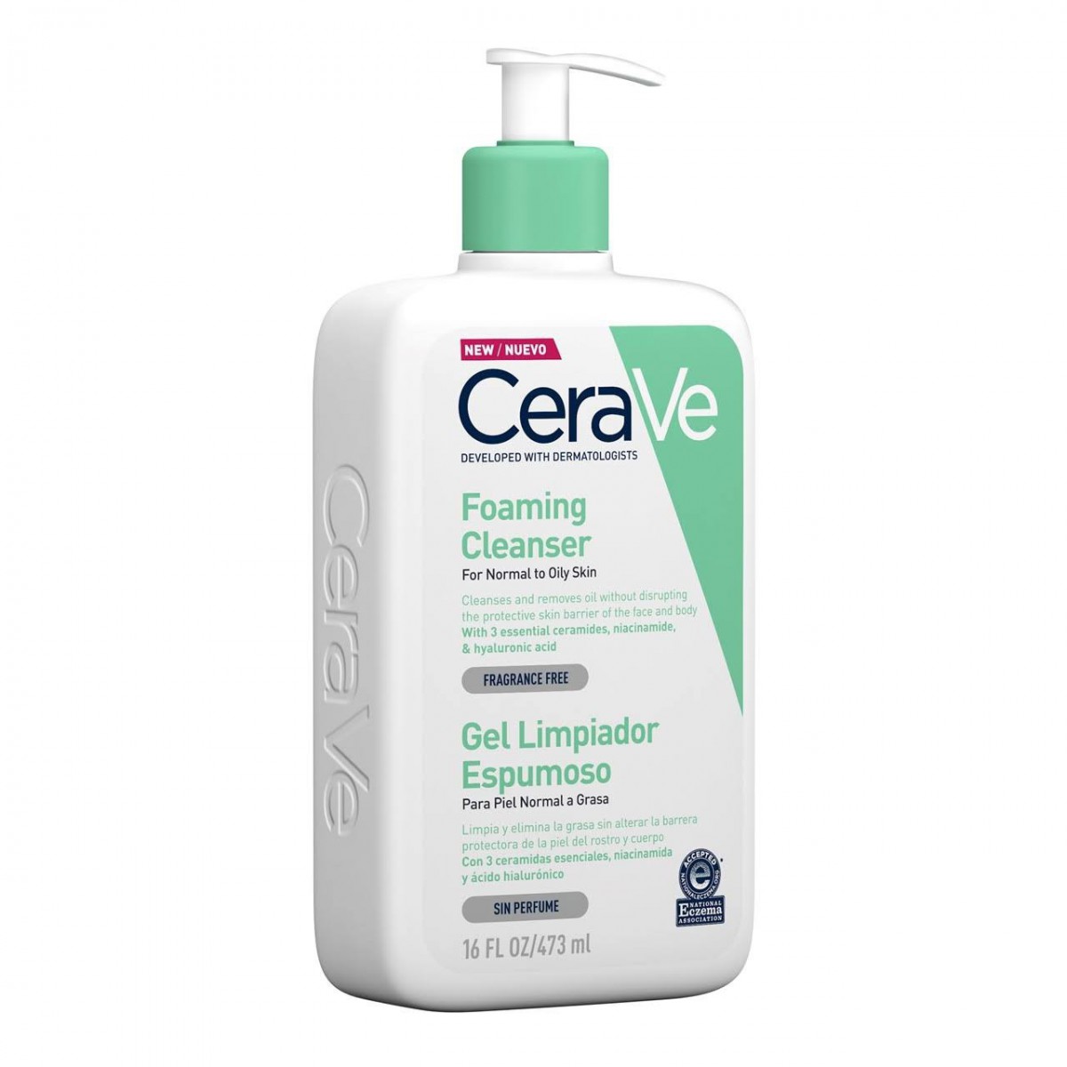 CERAVE  GEL LIMPIADOR ESPUMOSO 473mL