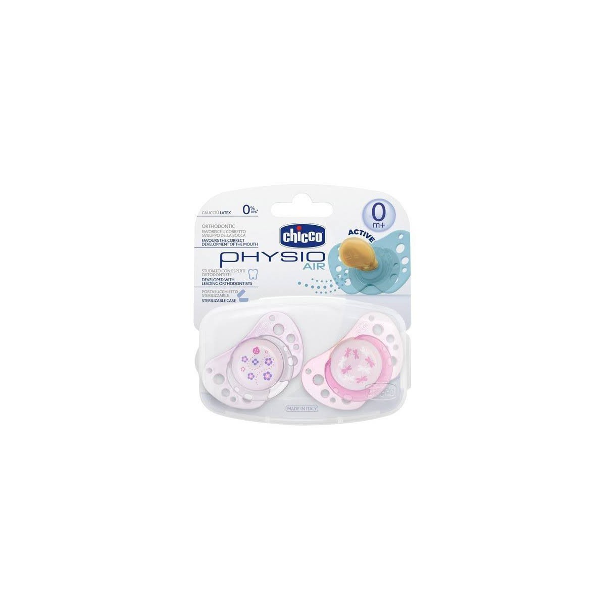 Chupete caucho Chicco Physio Air Anatomico Rosa...