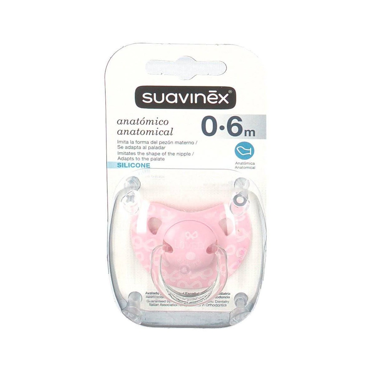 Suavinex Chupete Anatómico Silicona 06m