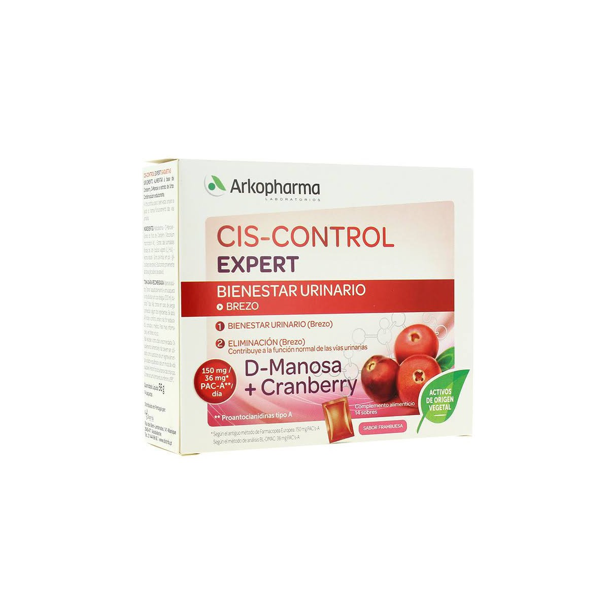 CISCONTROL EXPERT 14 sobres sabor frambuesa...