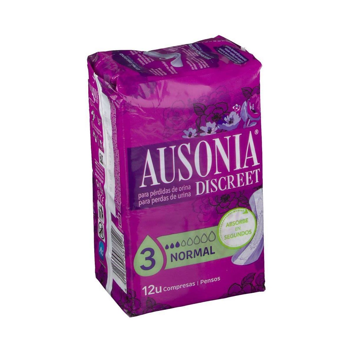 AUSONIA COMPRESAS DISCREET 12 U  Normal