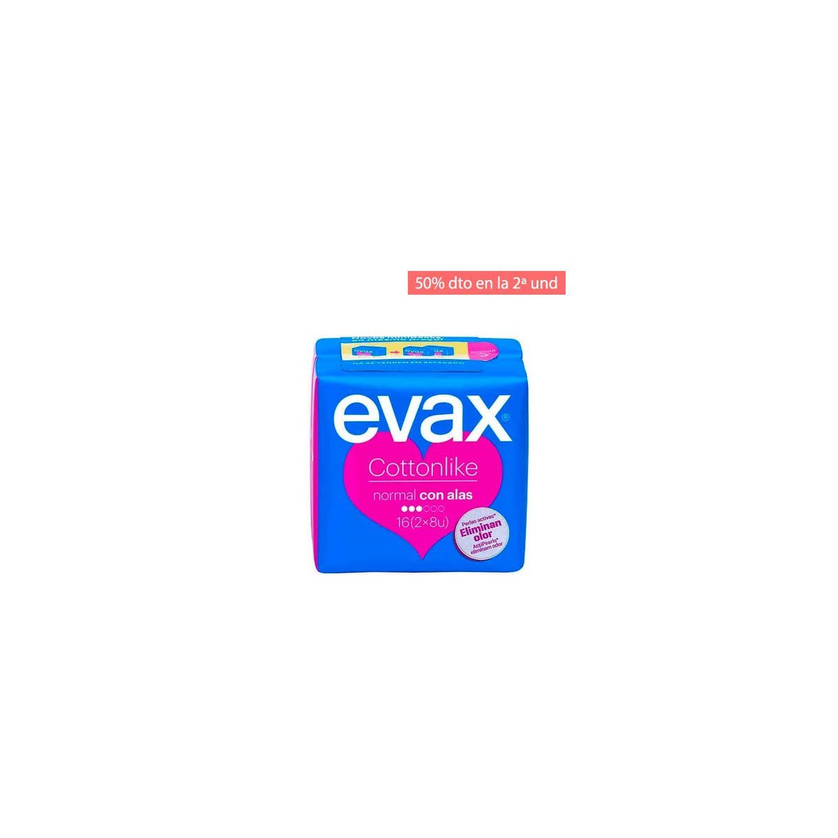 EVAX COMPRESAS COTTONLIKE NORMAL ALAS 16U