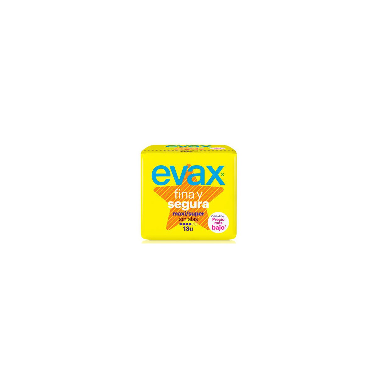 COMPRESAS HIGIENICAS FEMENINAS EVAX FINA Y...