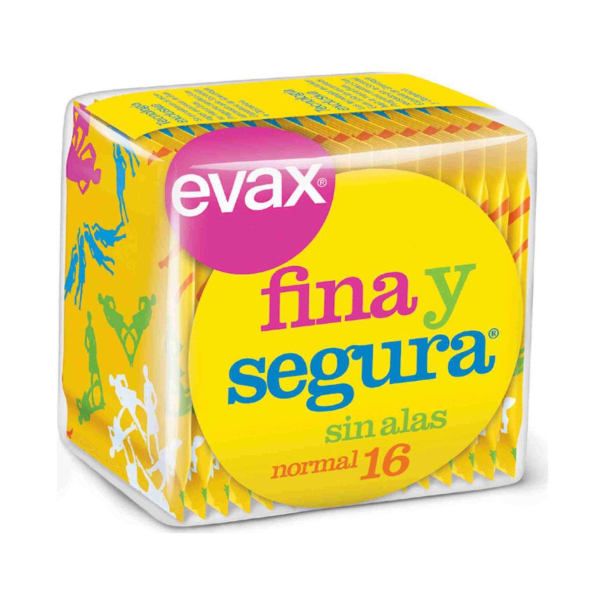 EVAX FINA Y SEGURA NORMAL 16 COMPRESAS