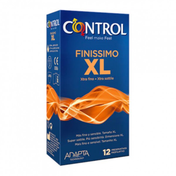 CONTROL FINISSIMO XL PRESERVATIVOS 12 U