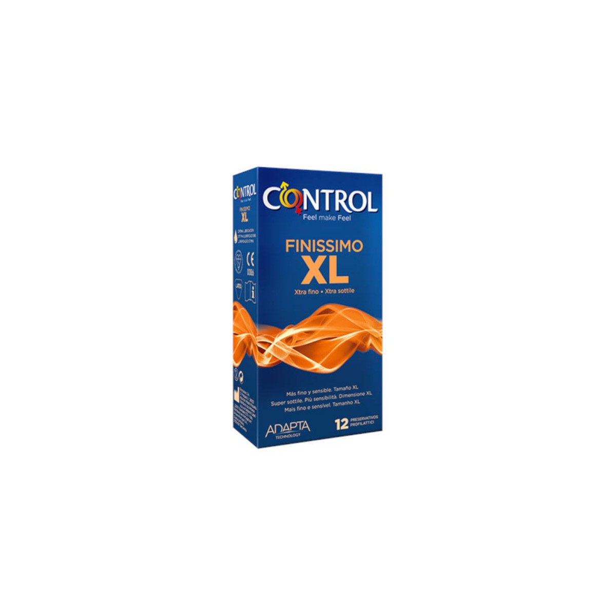 CONTROL FINISSIMO XL PRESERVATIVOS 12 U