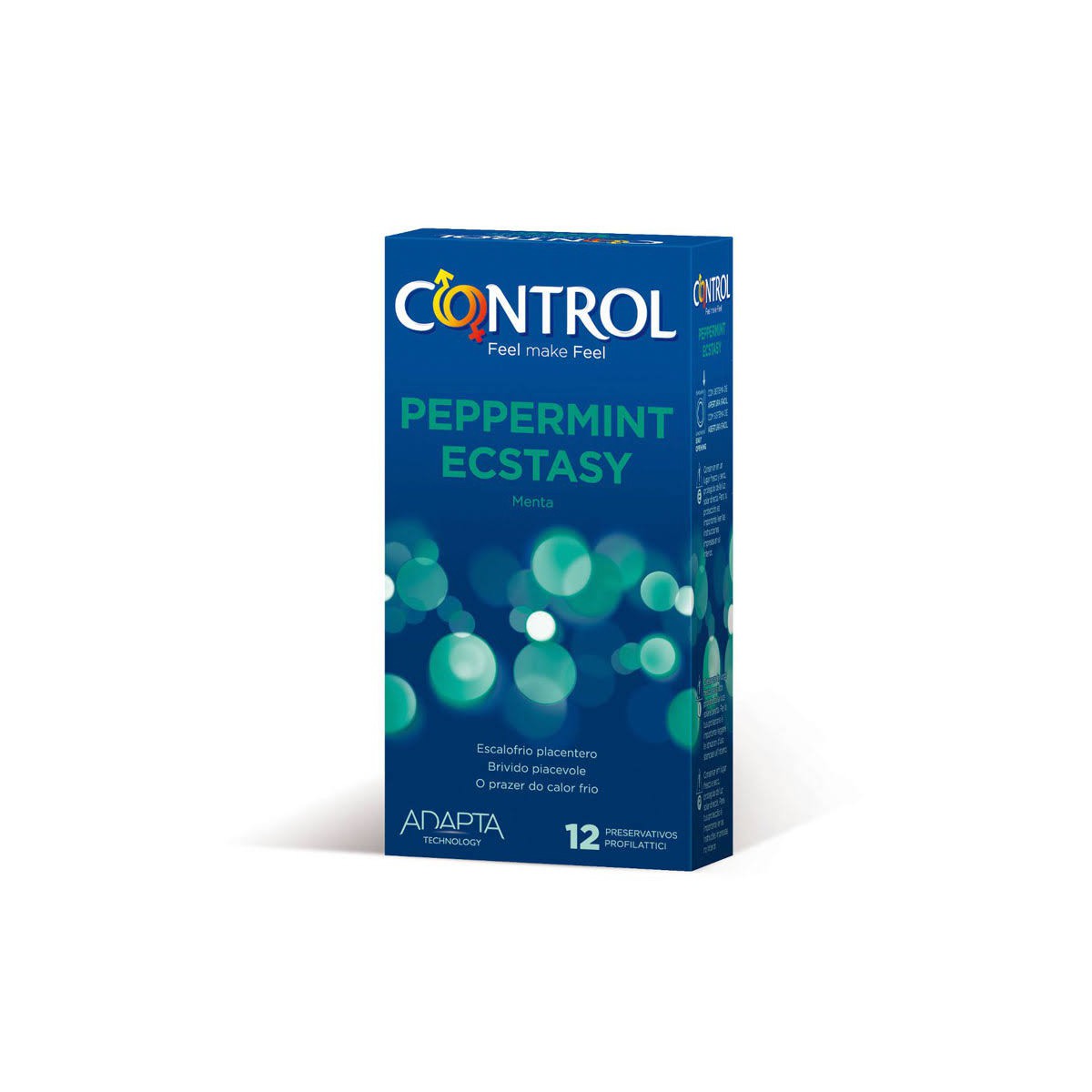 CONTROL SEX SENSES PRESERVATIVOS PEPPERMINT...