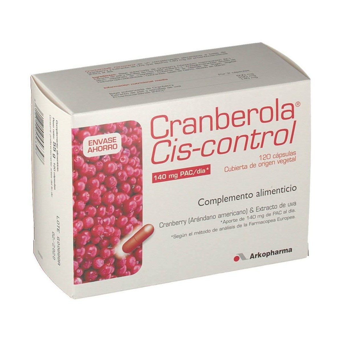 Cranberola CIs Control 120 cápsulas