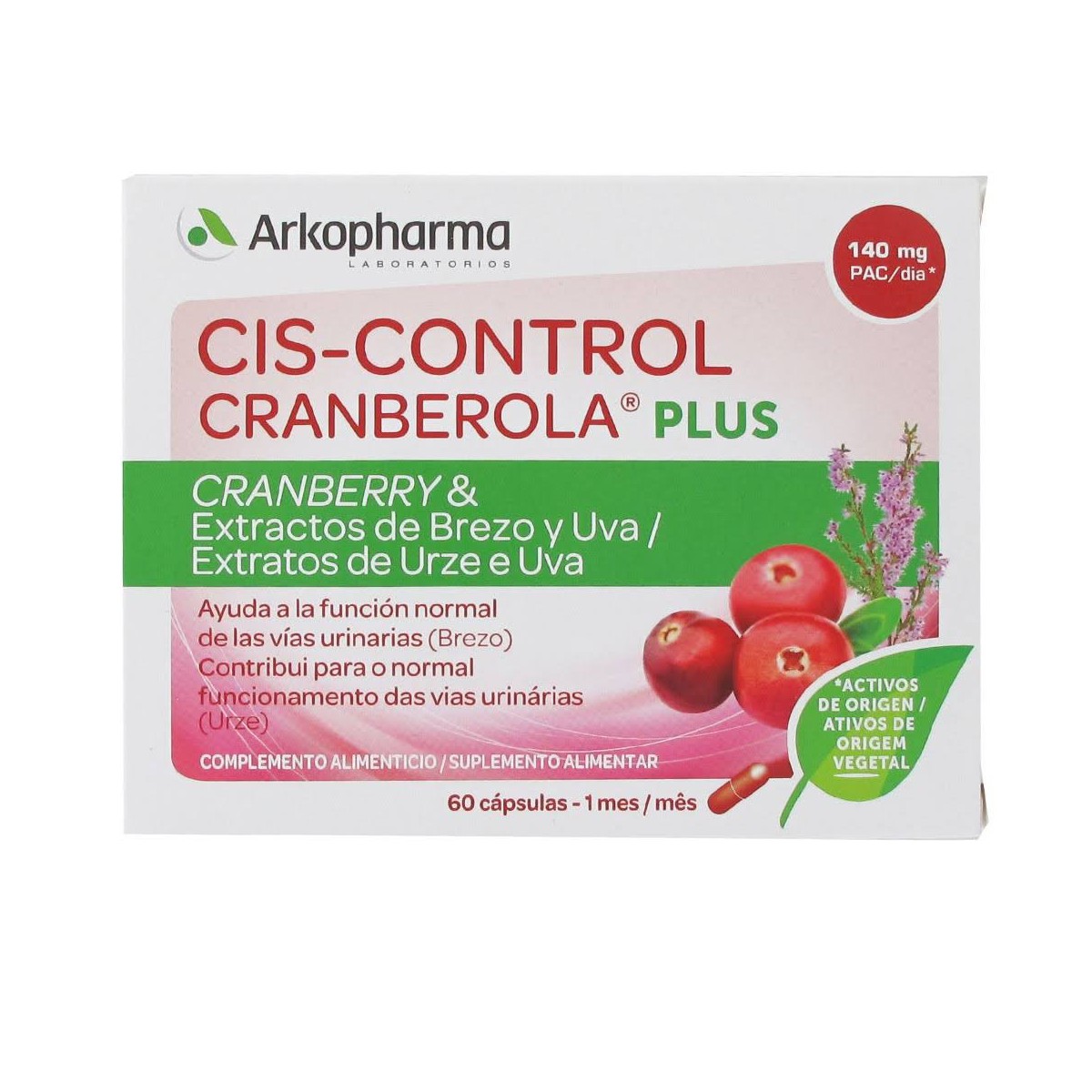 CISCONTROL CRANBEROLA PLUS 60 cáps Arkopharma