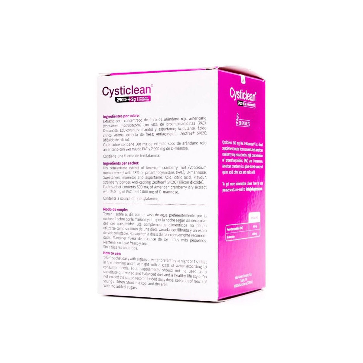 Cysticlean DManosa 30 sobres