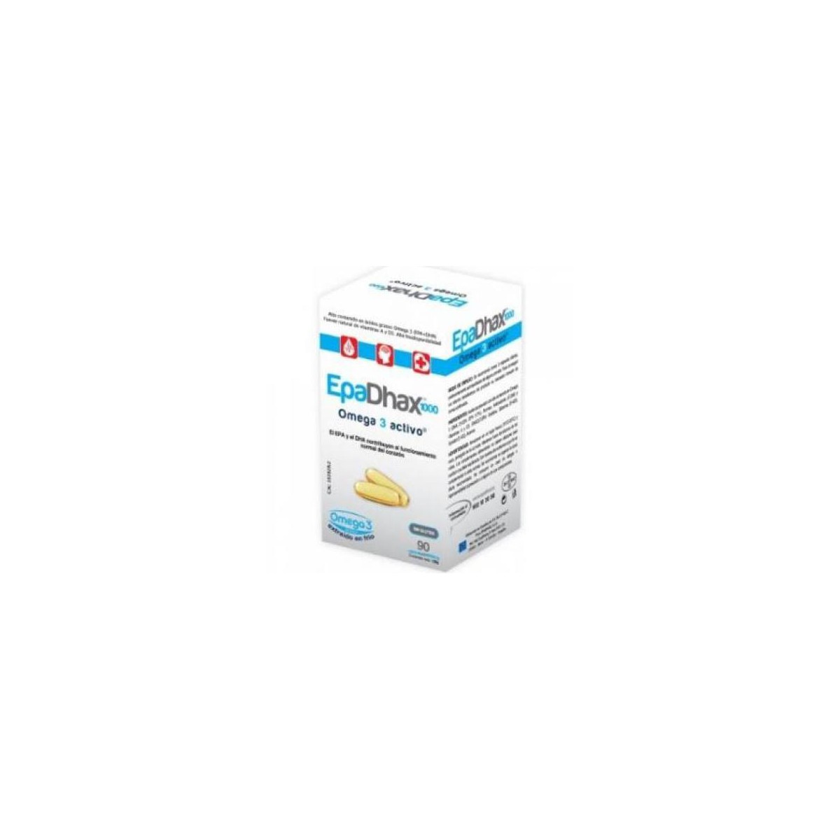 Epadhax 1000 Omega 3 activo 90 Capsulas