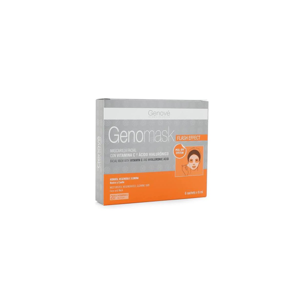 Genomask Mascarilla Facial con Vitamina C