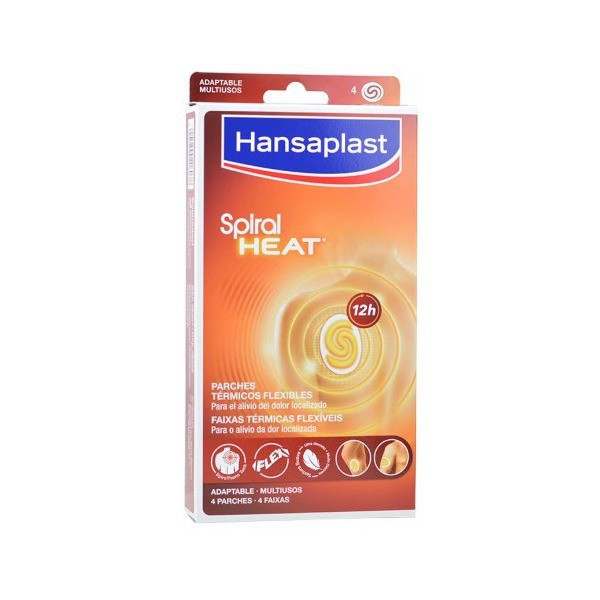 Hansaplast Spiral Heat Parches Adaptables 4 ud