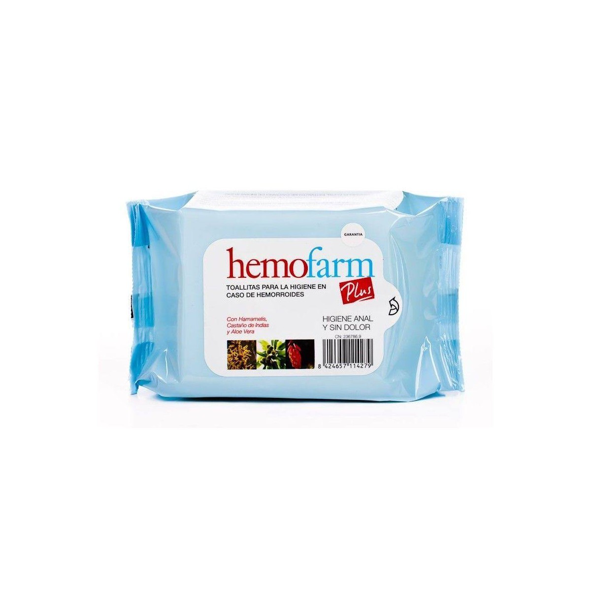 HEMOFARM PLUS TOALLITAS SOBRE 40 TOALLITAS