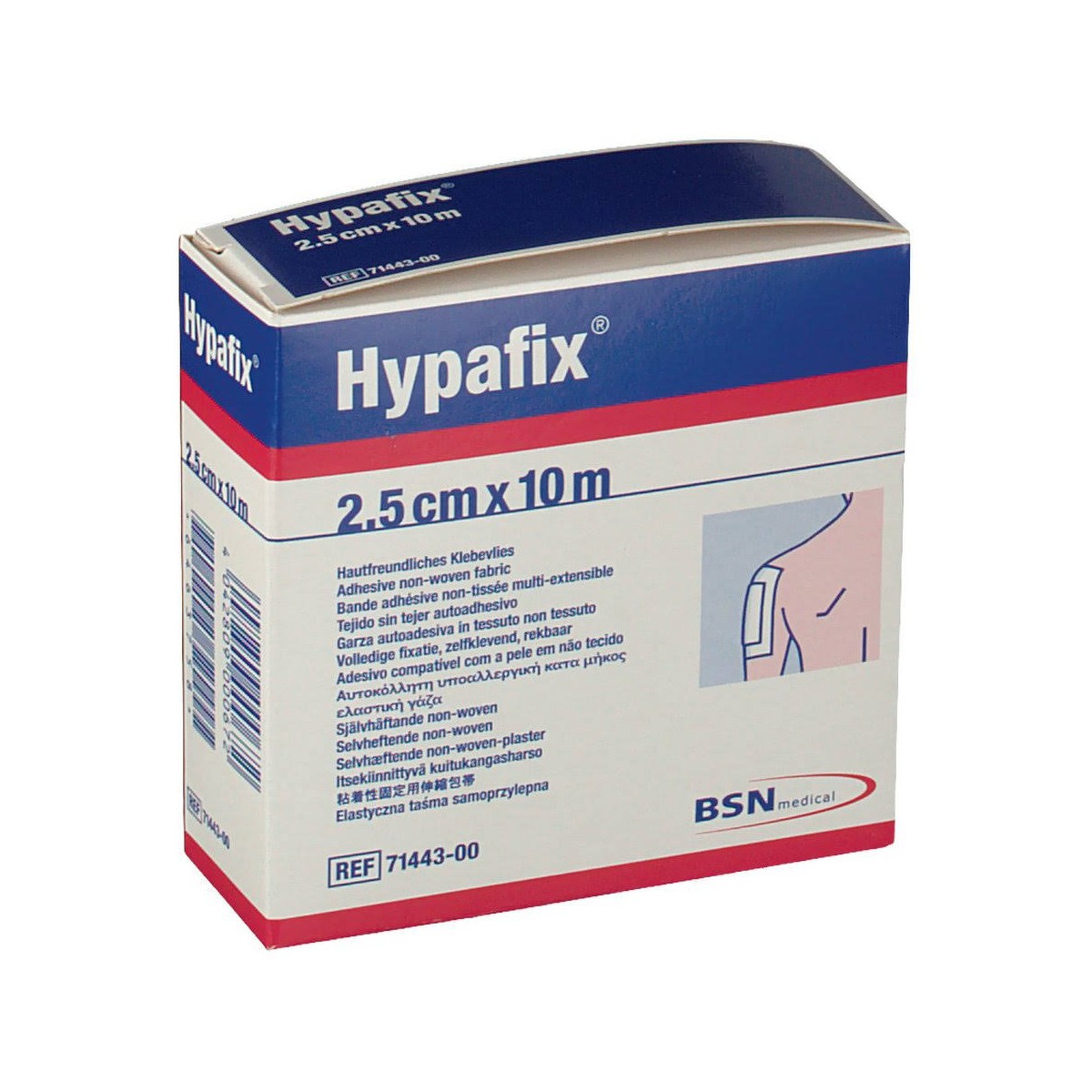HYPAFIX GASA ADHESIVA PARA FIJACION DE APOSITOS...