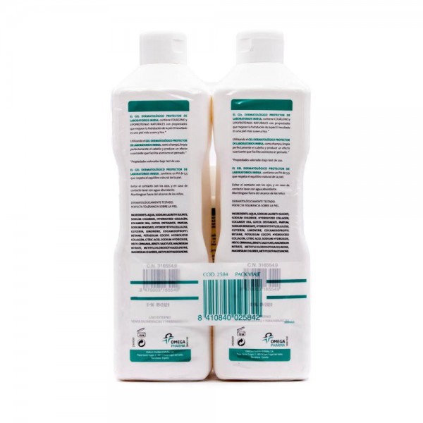 INIBSA GEL DERMATOLOGICO PACK VIAJE 1 L  200 ML