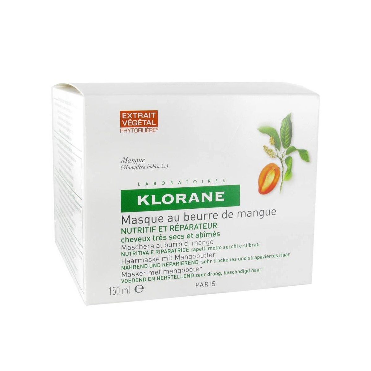 KLORANE MASCARILLA DE MANGO 150mL