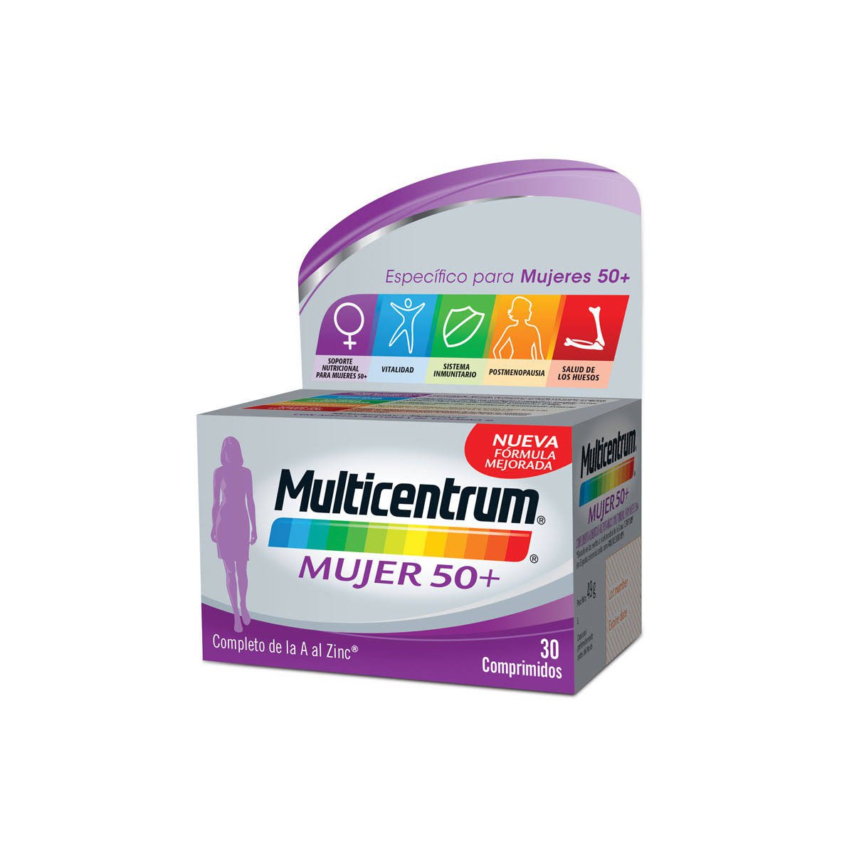 Multicentrum  30 Comprimidos Mujer 50
