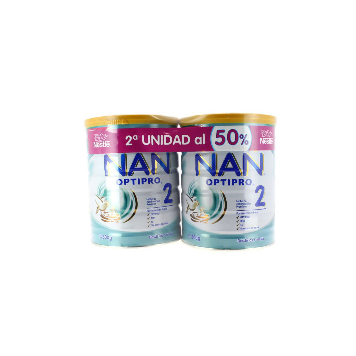 Nan 2 Optipro 800 gr Duplo
