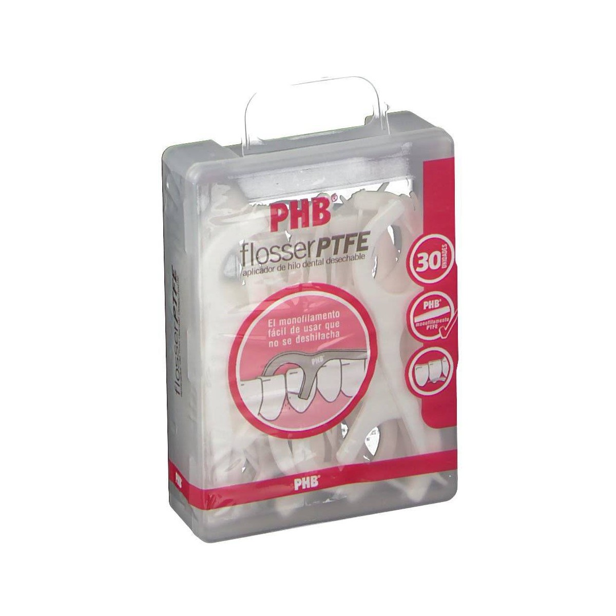 PHB Flosser PTFE Hilo Dental Aplicador desechable