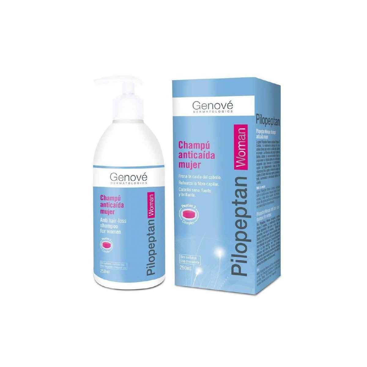 PILOPEPTAN WOMAN CHAMPU ANTICAIDA MUJER 250 ml
