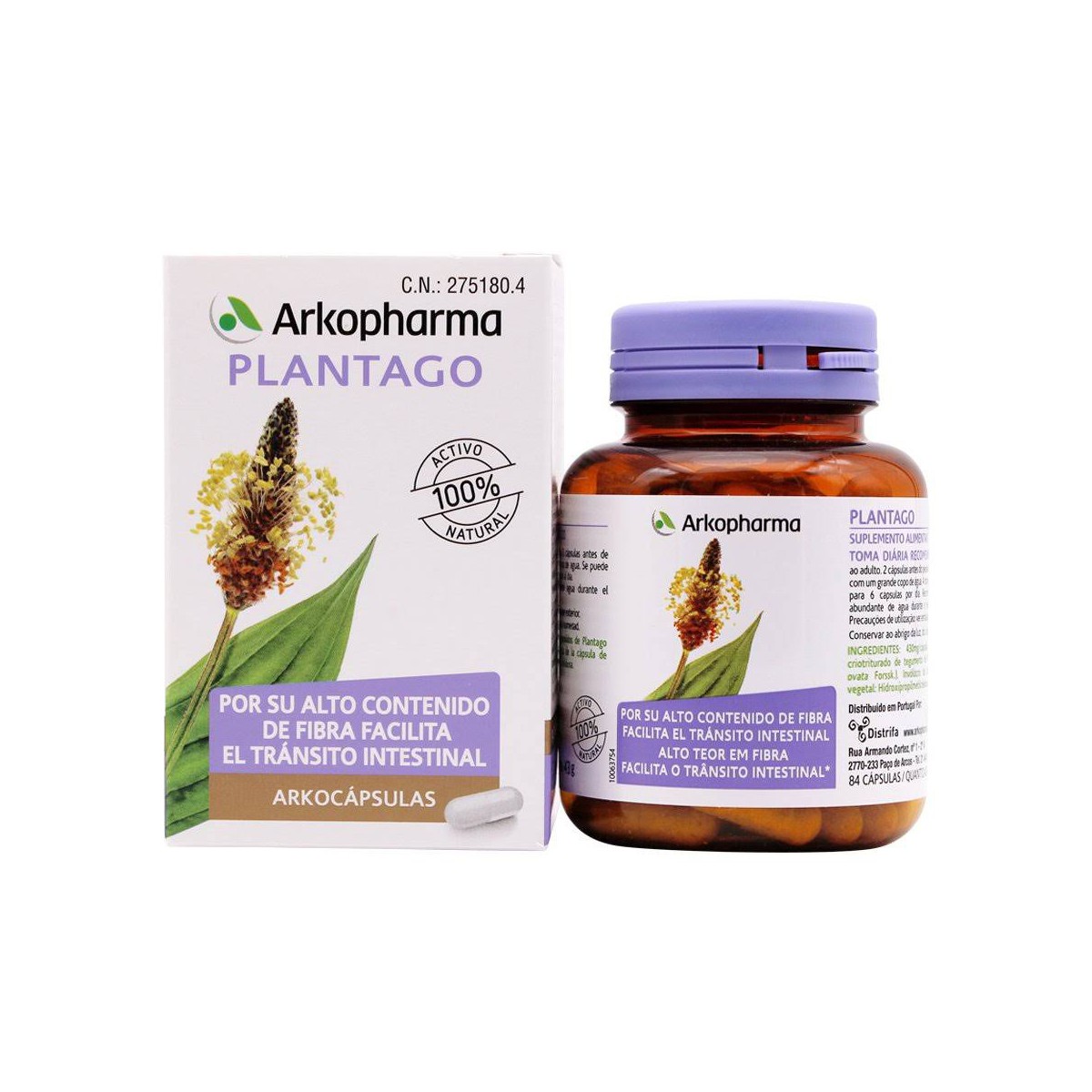 ARKOCÁPSULAS PLANTAGO 84 cáps