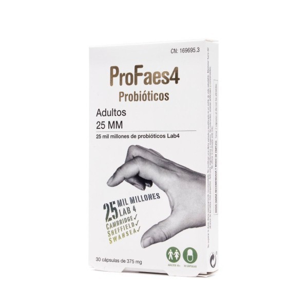 PROFAES4 PROBIOTICO ADULTOS 25 MM MILMILLONES 30 CAPSULAS