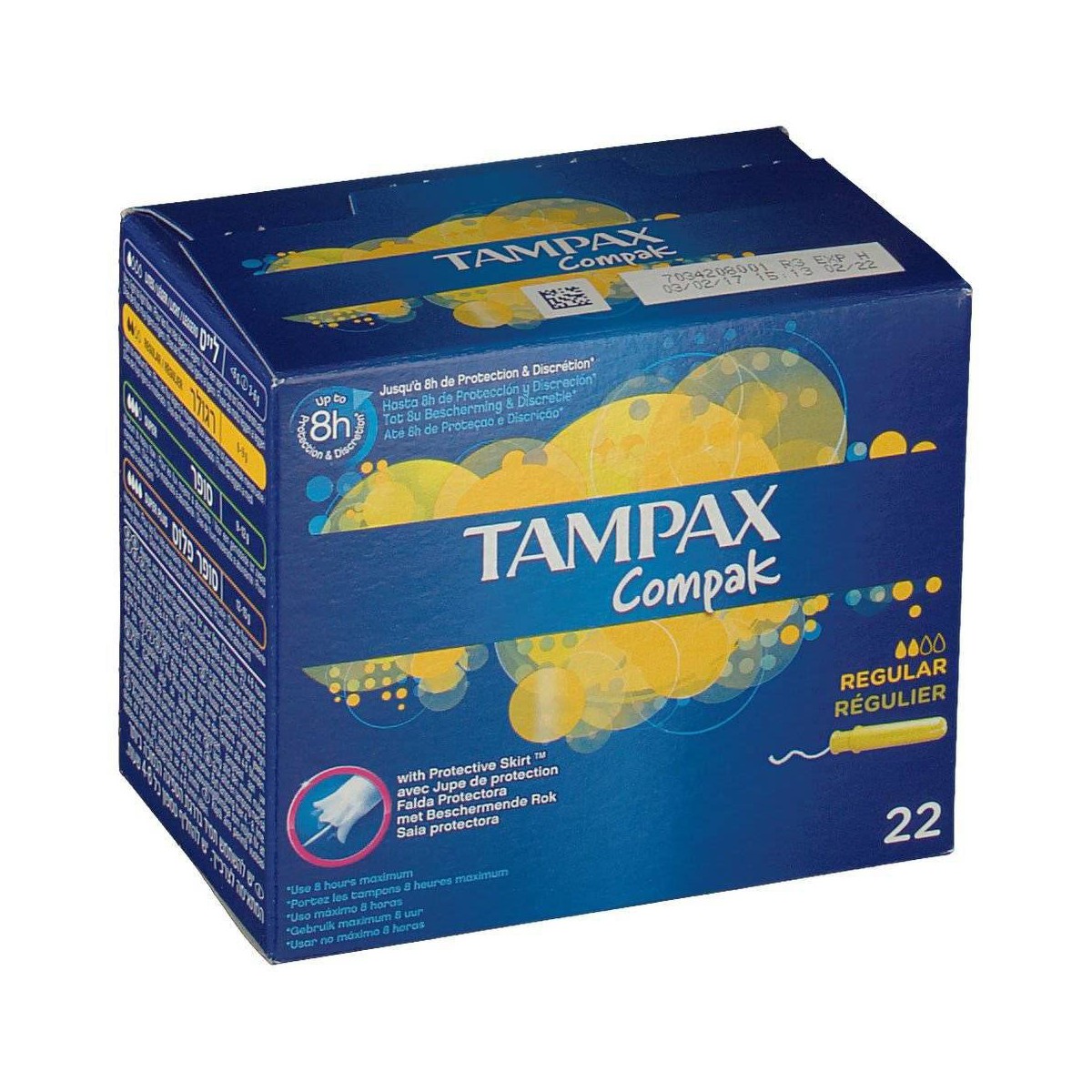 Tampax Compak Regular 22 Tampones