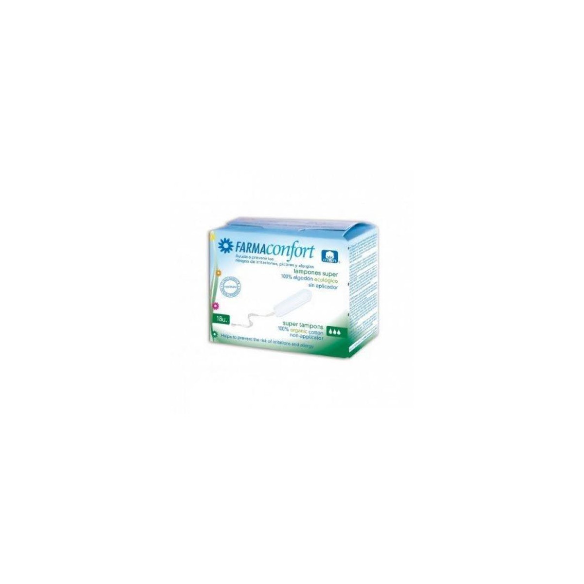 Farmaconfort Tampones 100 Algodon Mini 18 U