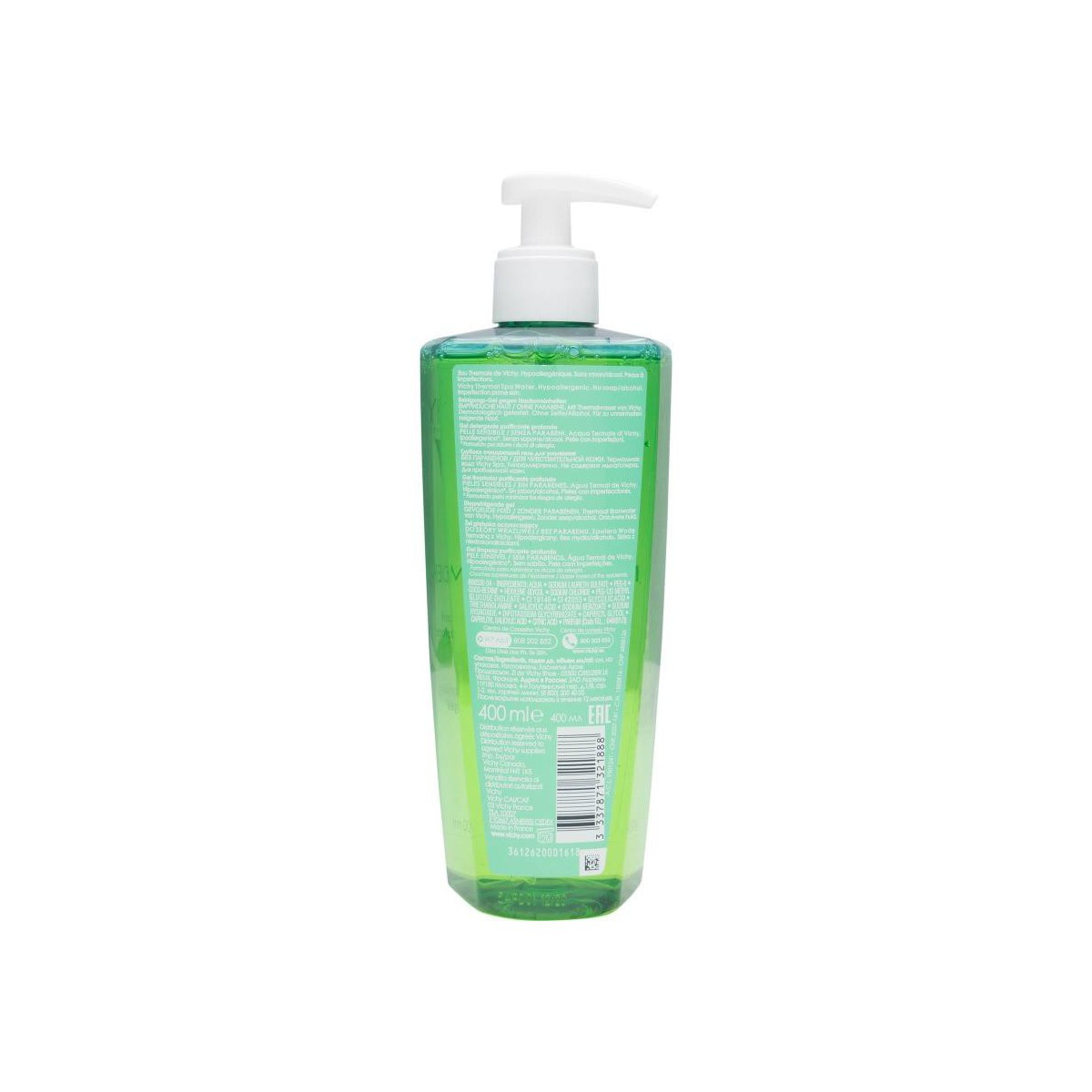 Vichy  Normaderm Gel Limpiador Purificante 400 ml