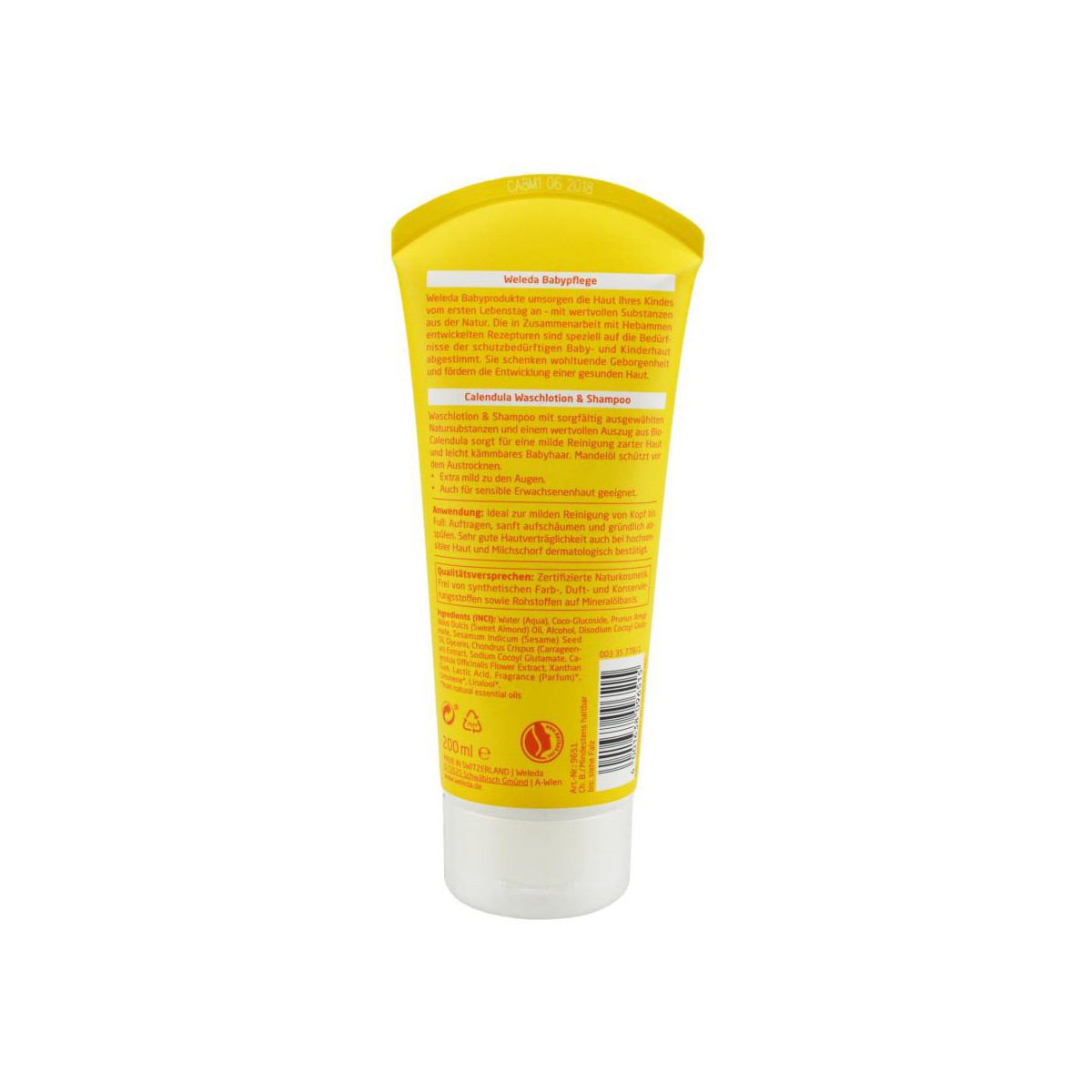 Weleda Champú y Gel de ducha Caléndula 200 ml