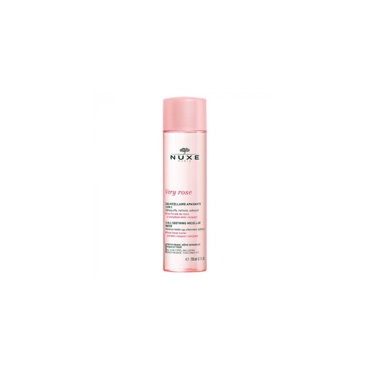 NUXE VERY ROSE AGUA MICELAR CALMANTE 3 EN 1...