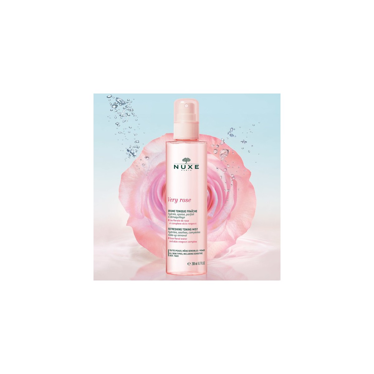 NUXE VERY ROSE BRUMA TÓNICA REFRESCANTE 200mL